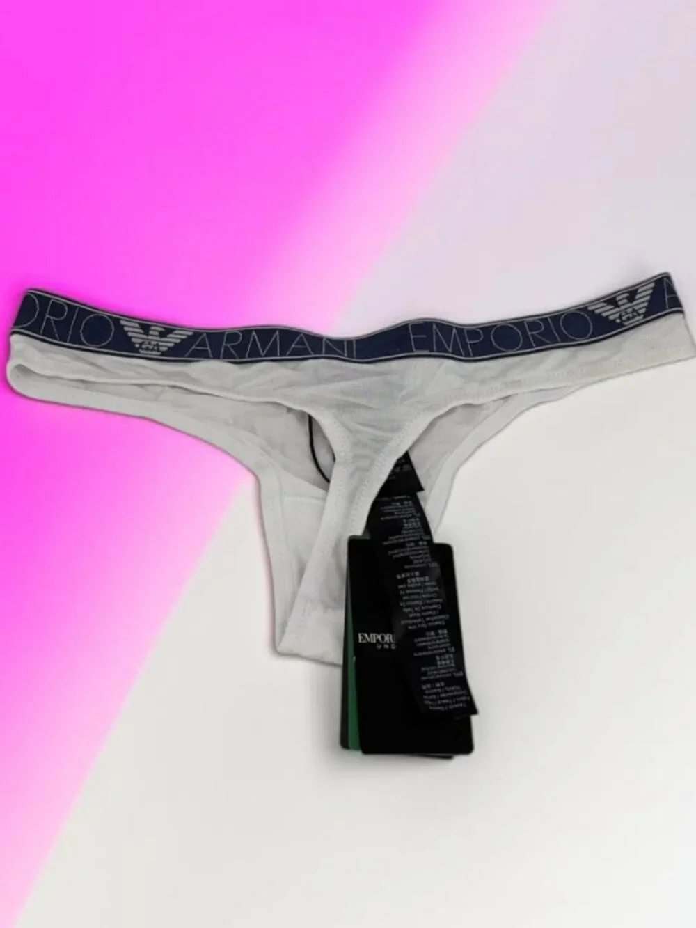 Emporio Armani Eco Viscose Thong Panties – XS (NWT)